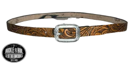1/2" Rustler Western Leather Hatband