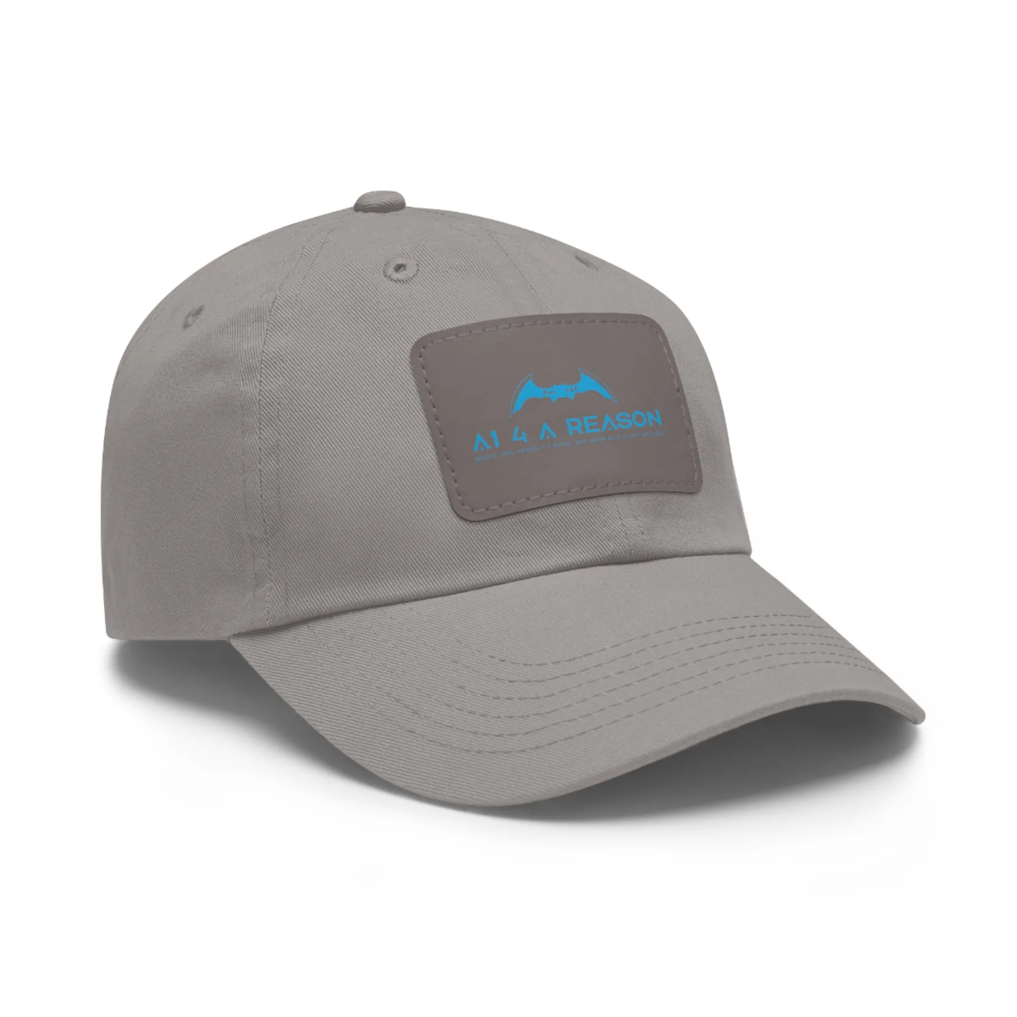 A1 4 A Reason Dad Hat with Leather Patch (Rectangle)