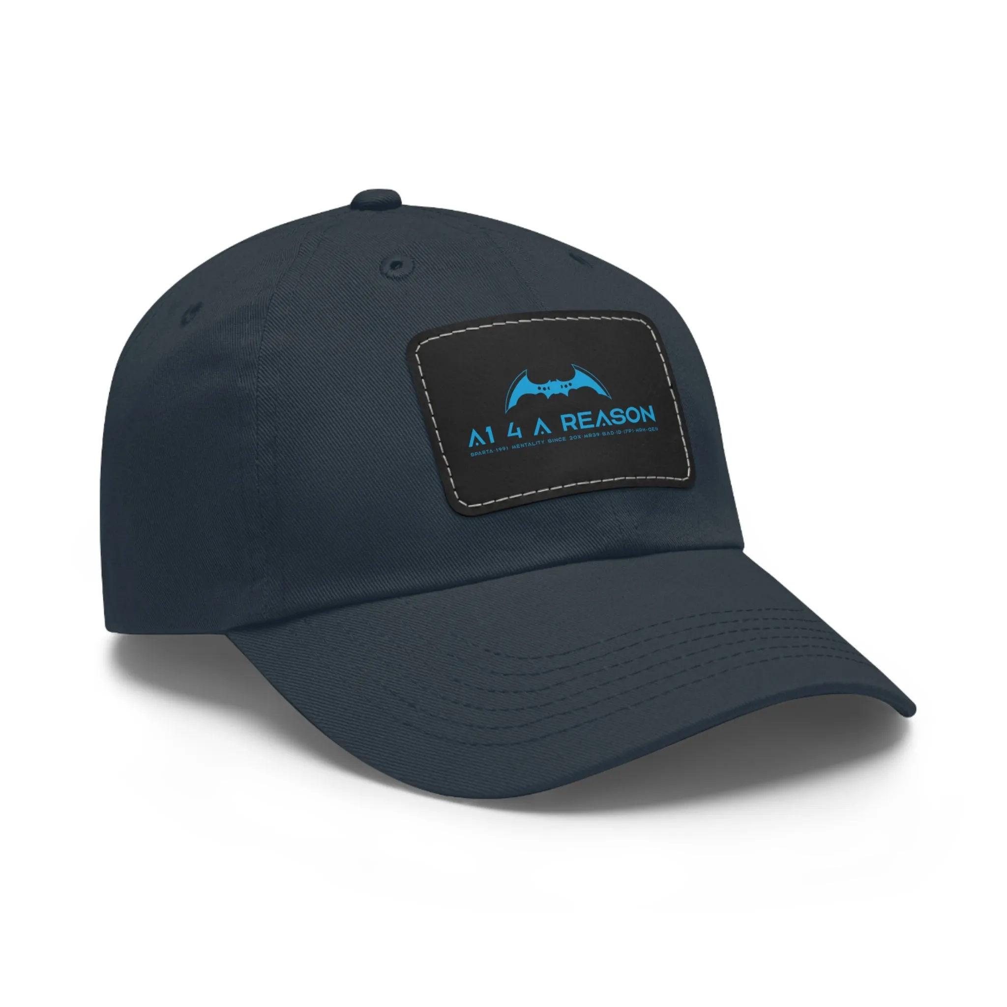 A1 4 A Reason Dad Hat with Leather Patch (Rectangle)