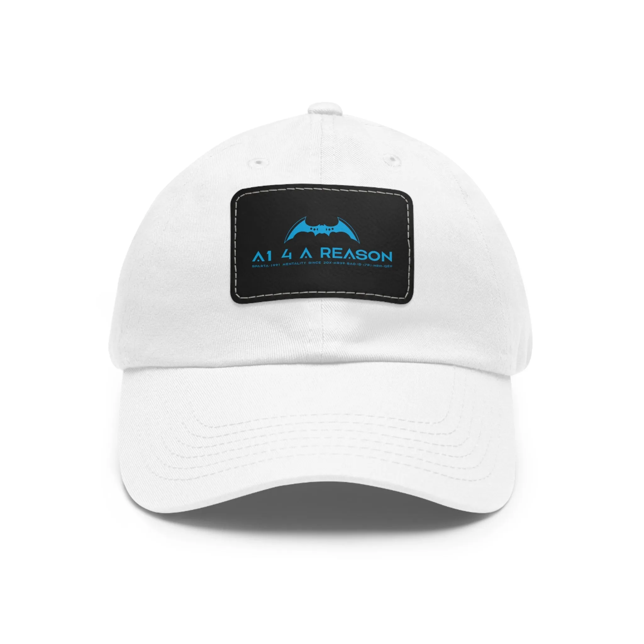 A1 4 A Reason Dad Hat with Leather Patch (Rectangle)