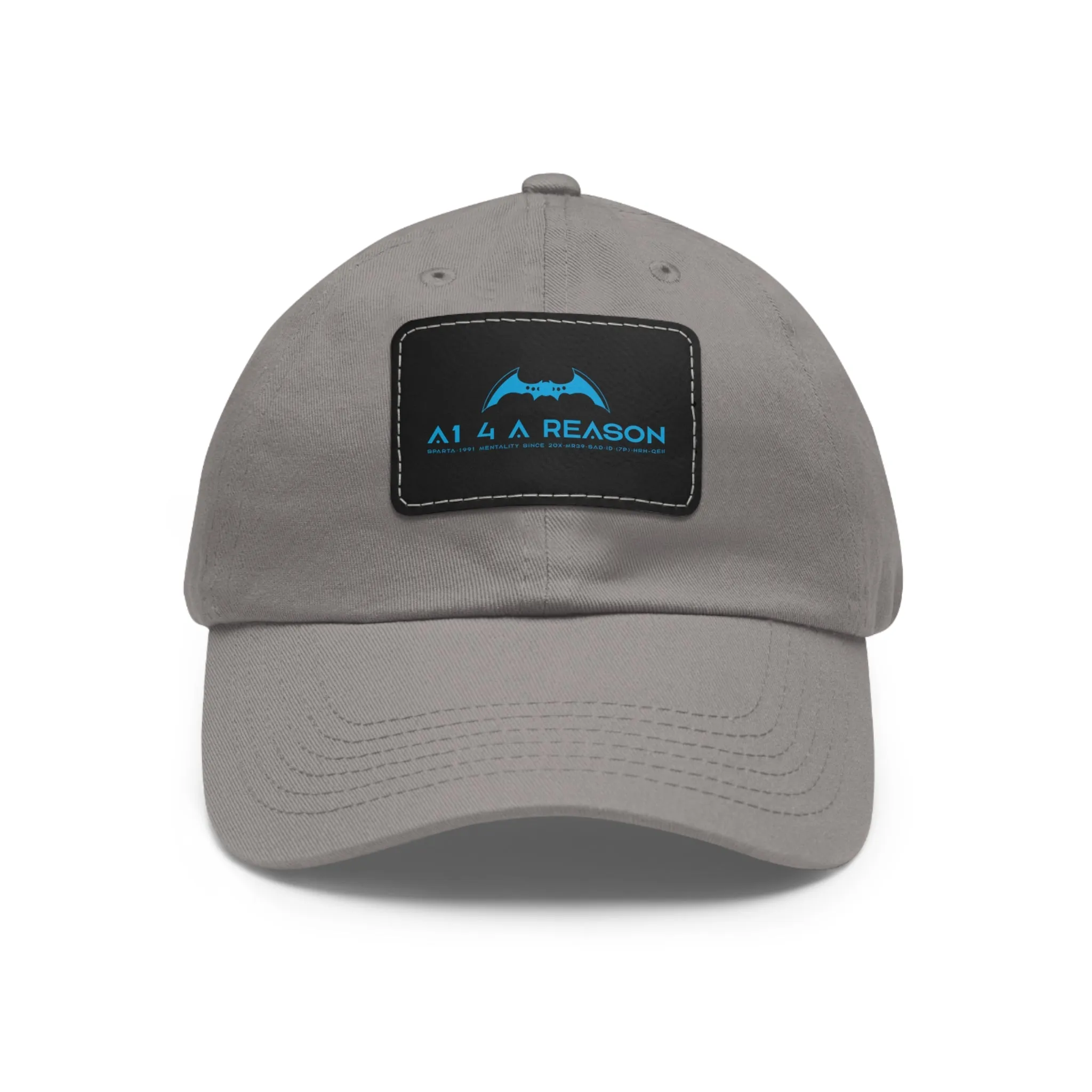 A1 4 A Reason Dad Hat with Leather Patch (Rectangle)