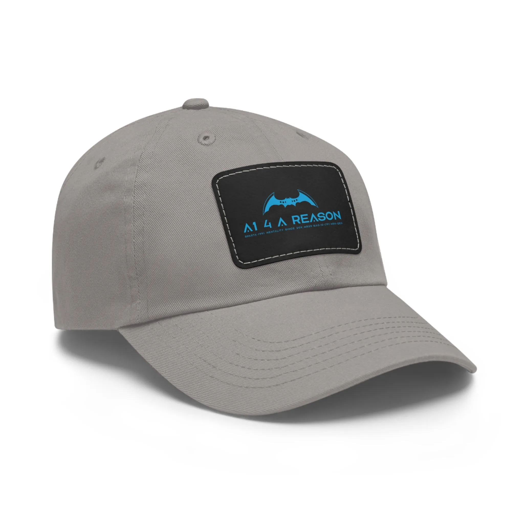A1 4 A Reason Dad Hat with Leather Patch (Rectangle)