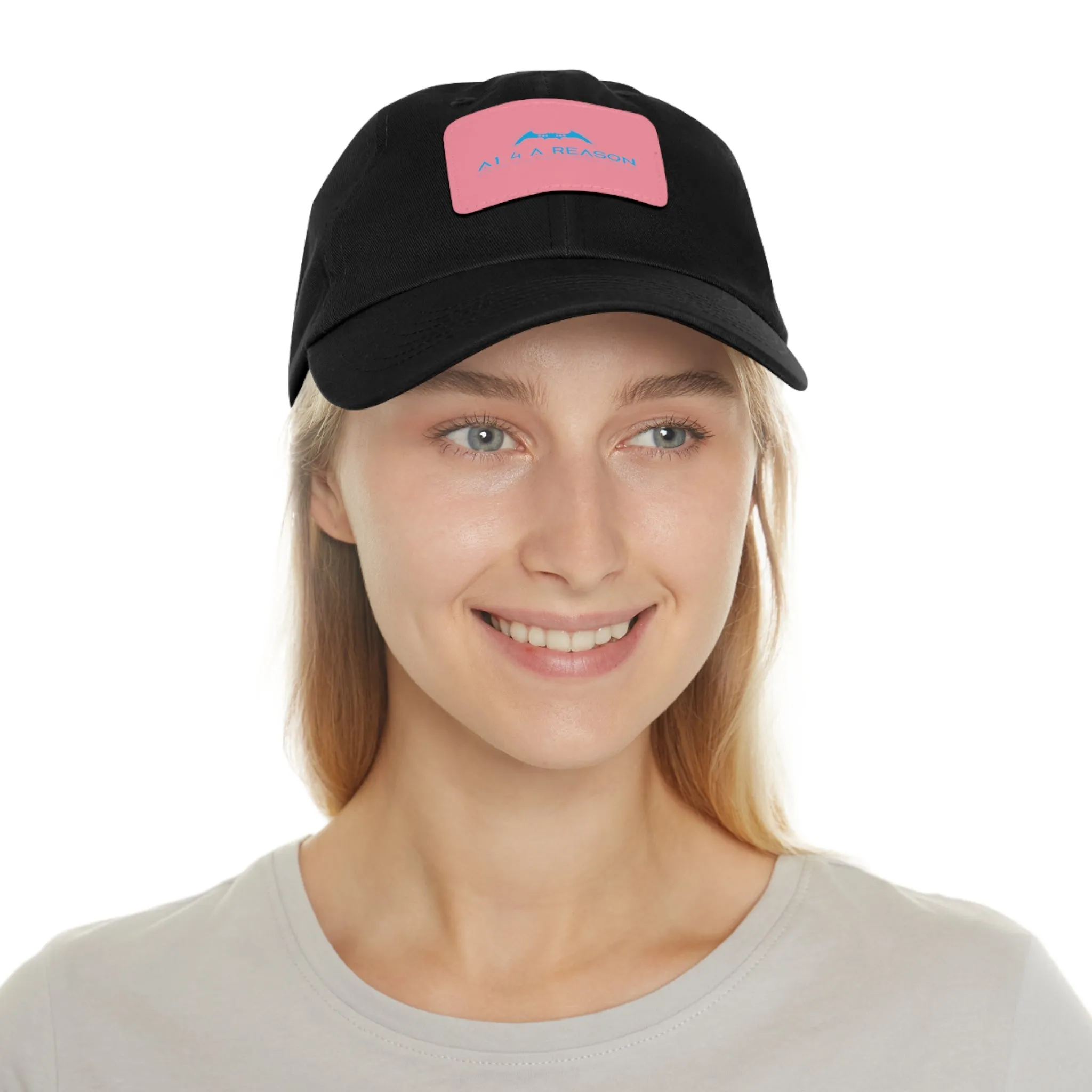 A1 4 A Reason Dad Hat with Leather Patch (Rectangle)