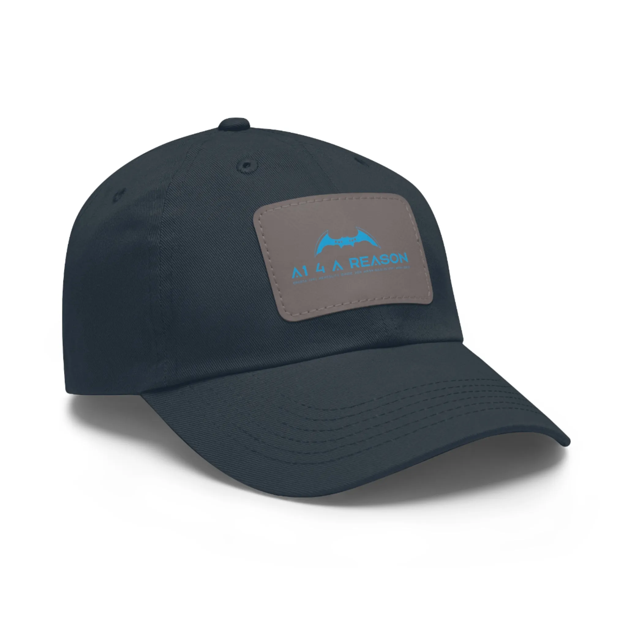 A1 4 A Reason Dad Hat with Leather Patch (Rectangle)