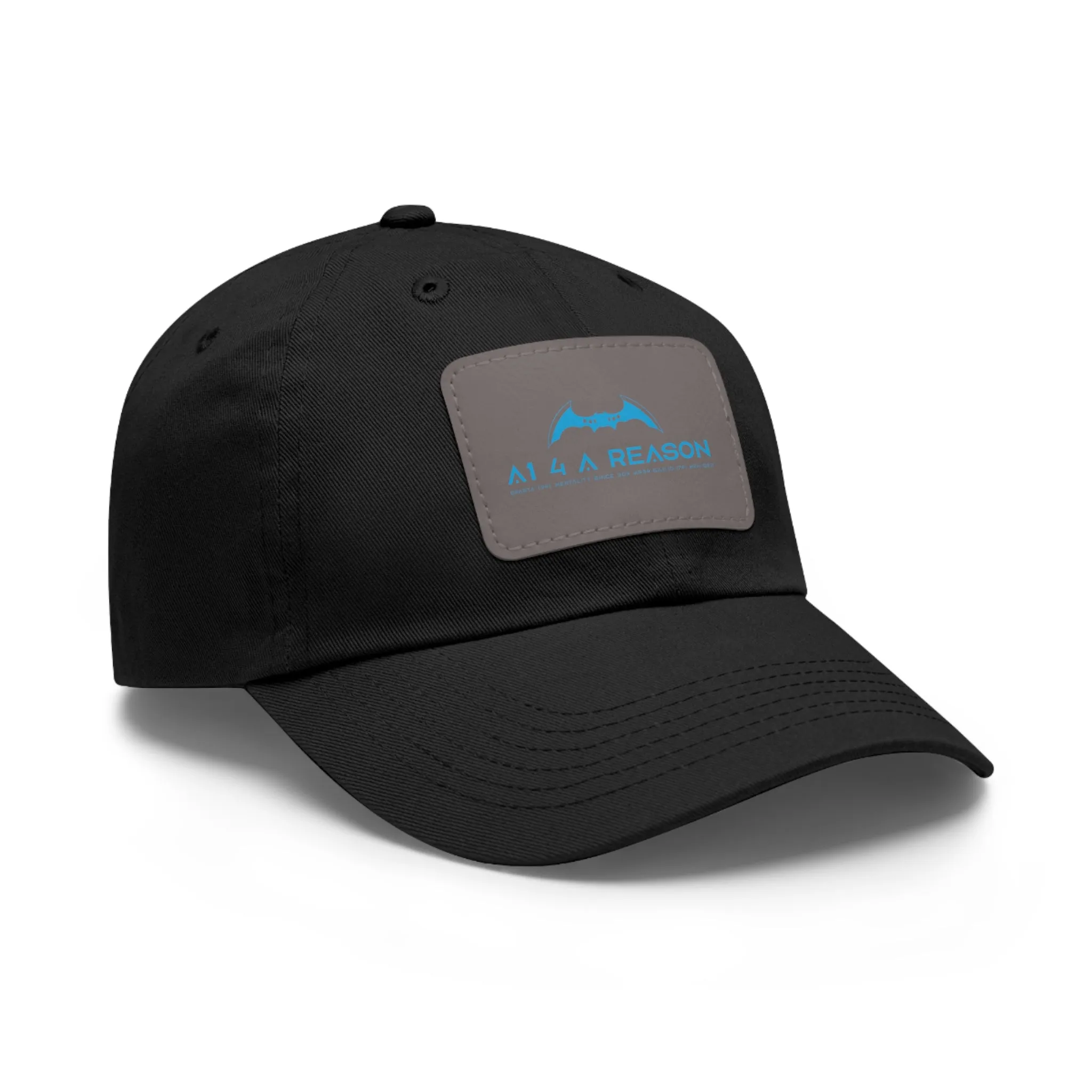 A1 4 A Reason Dad Hat with Leather Patch (Rectangle)