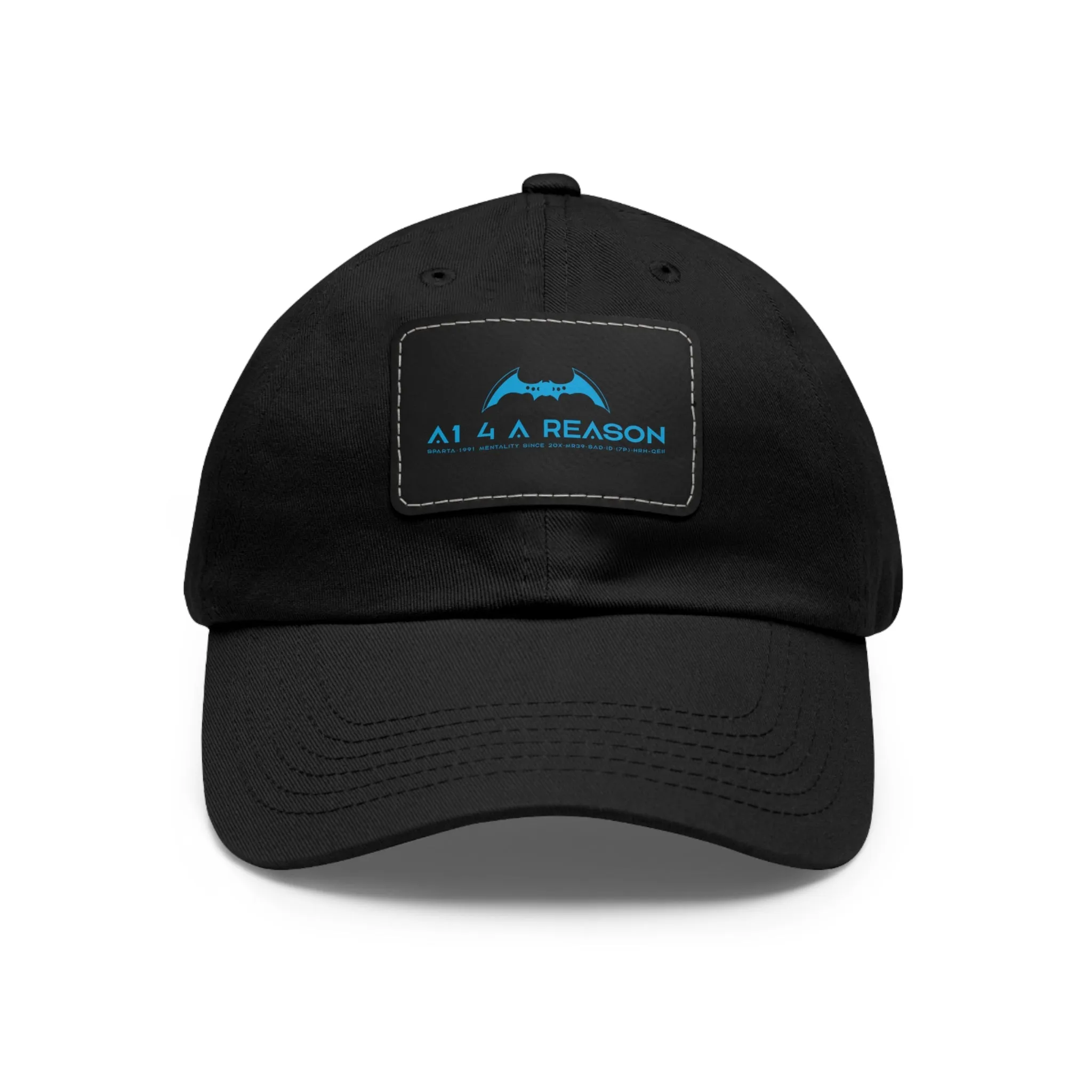 A1 4 A Reason Dad Hat with Leather Patch (Rectangle)