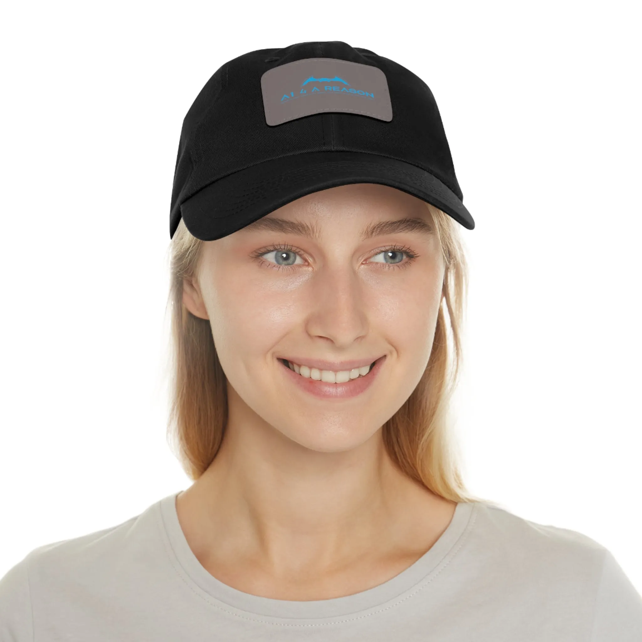 A1 4 A Reason Dad Hat with Leather Patch (Rectangle)
