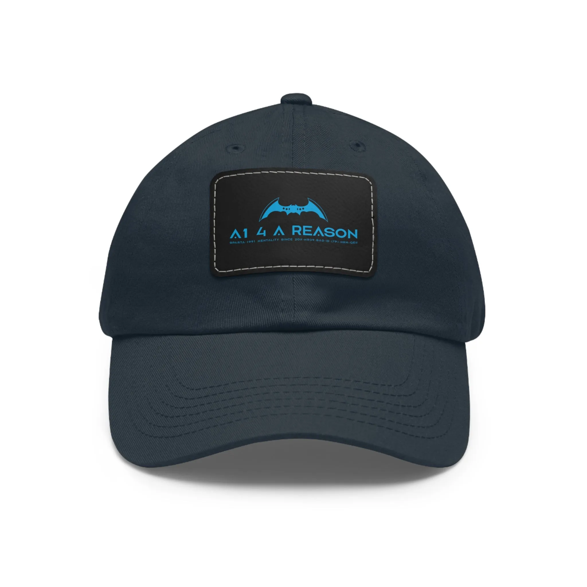 A1 4 A Reason Dad Hat with Leather Patch (Rectangle)