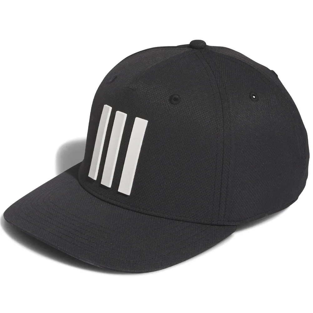 adidas Tour 3 Stripe Cap 2.0 - Black/White
