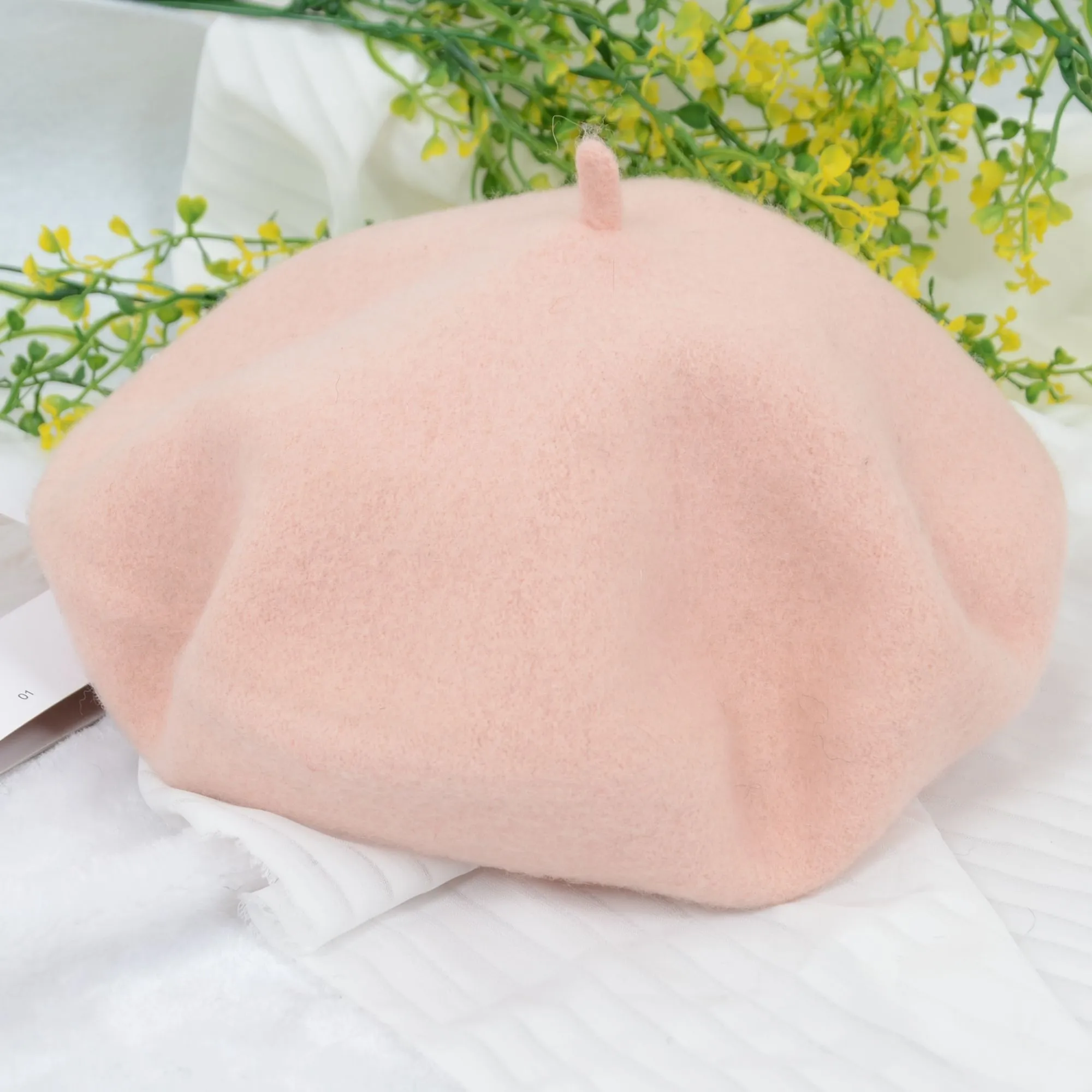 Alilang Women's Wool French Beret Hats Solid Color Classic Beanie Fall Winter Cap