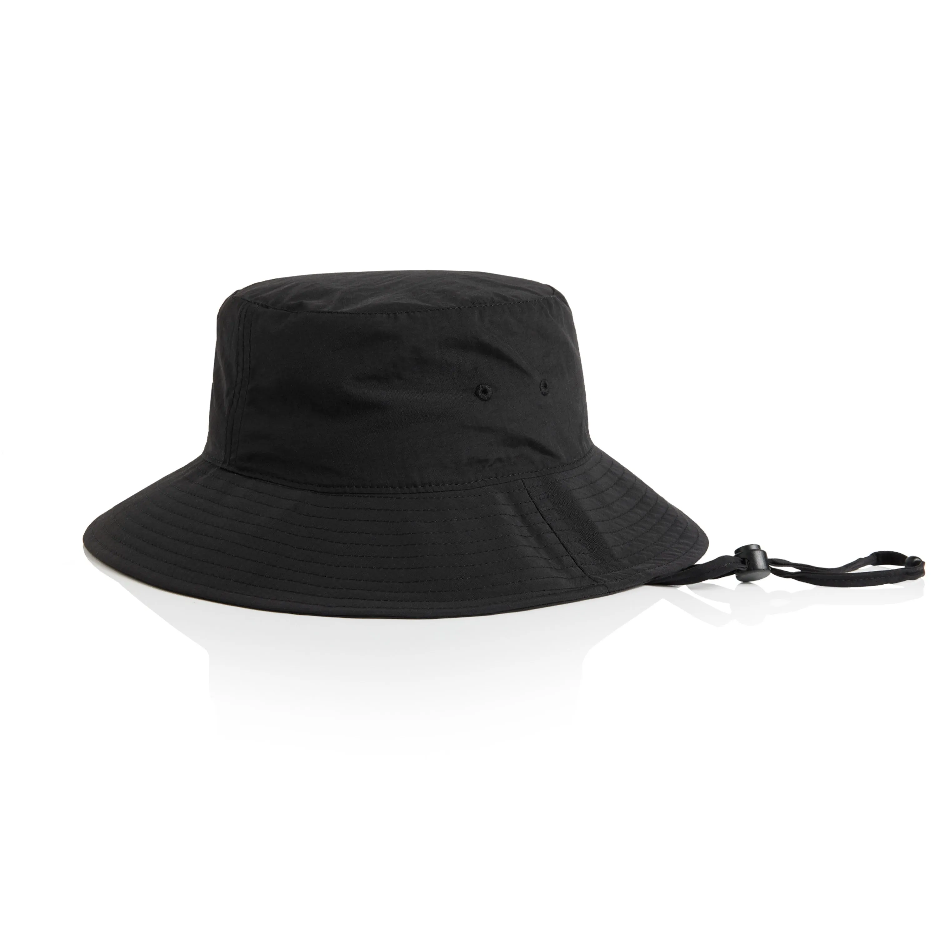 As Color Nylon Wide Brim Bucket Hat (1174)