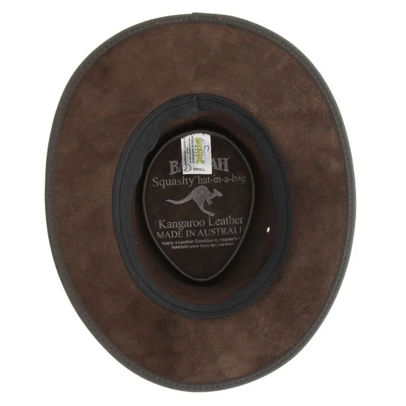 Barmah 1018 IS Ironstone (stone washed) Squashy Kangaroo Hat
