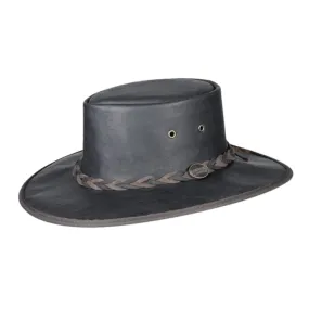 Barmah 1018 IS Ironstone (stone washed) Squashy Kangaroo Hat