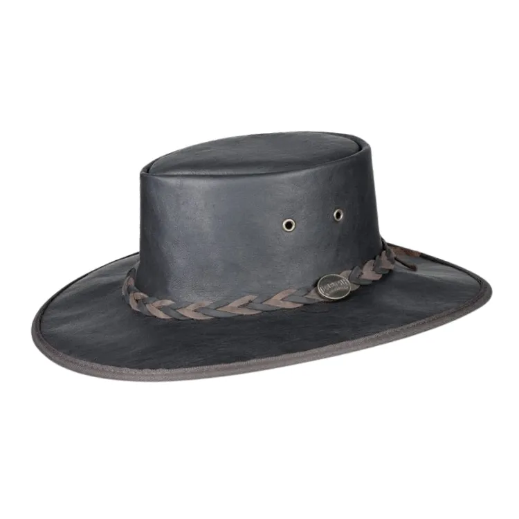 Barmah 1018 IS Ironstone (stone washed) Squashy Kangaroo Hat