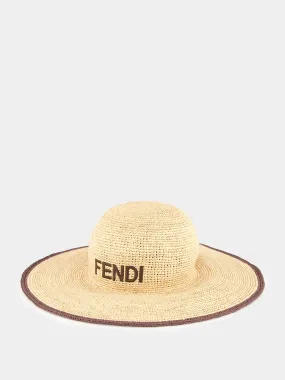 Beige Raffia Hat