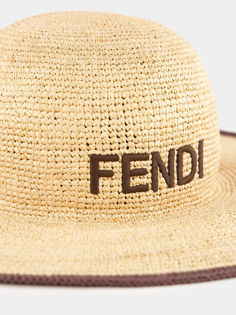 Beige Raffia Hat