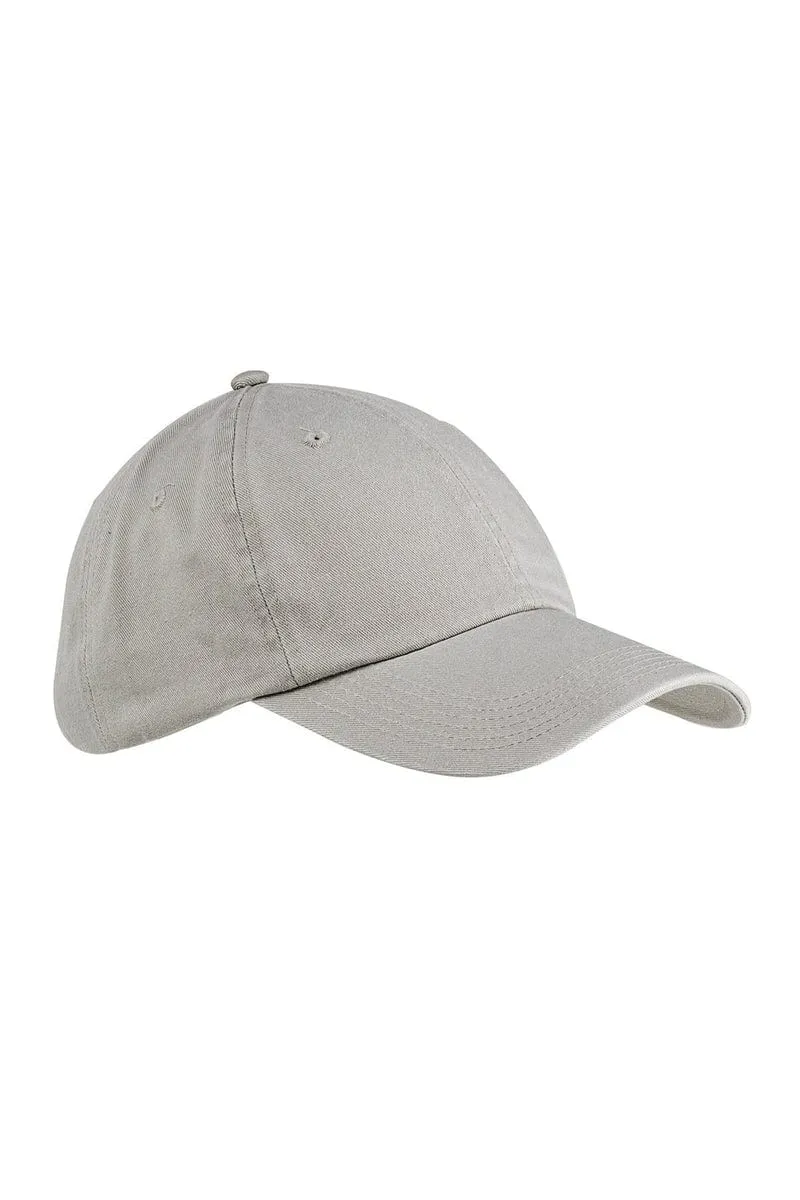 Big Accessories BX005: 6-Panel Washed Twill Low-Profile Cap