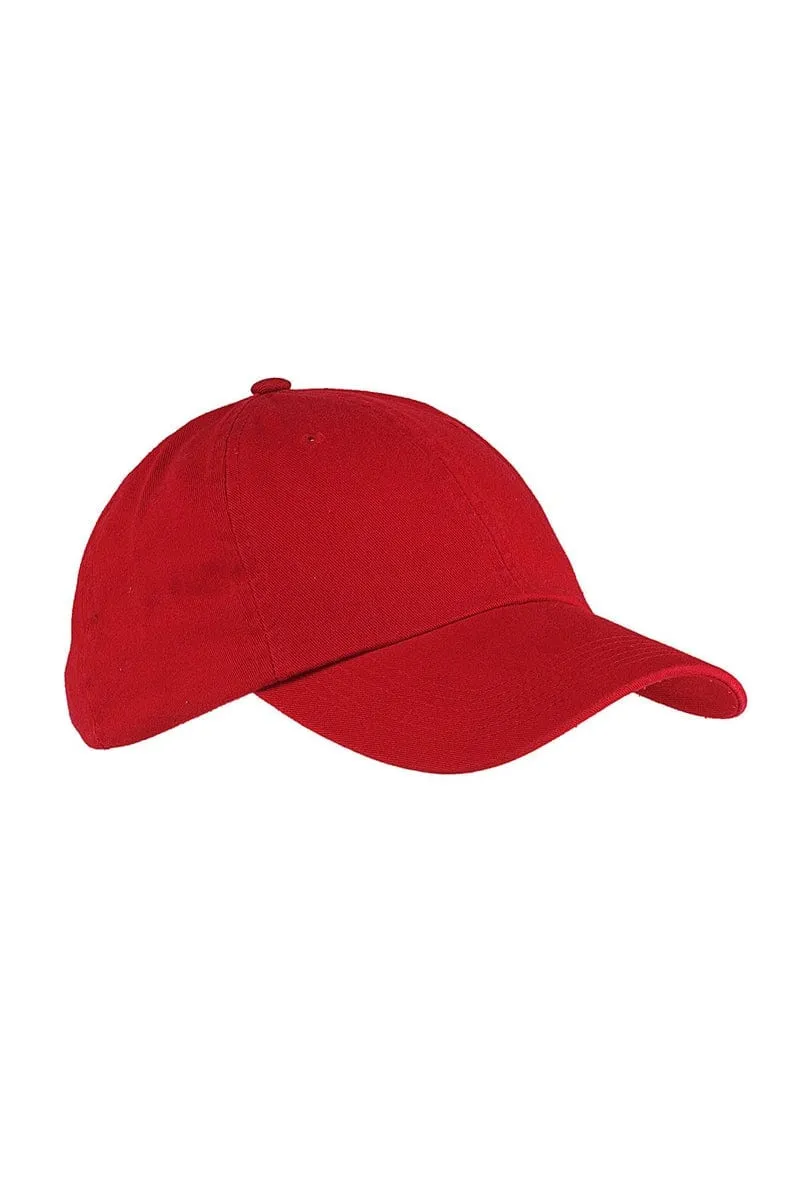 Big Accessories BX005: 6-Panel Washed Twill Low-Profile Cap
