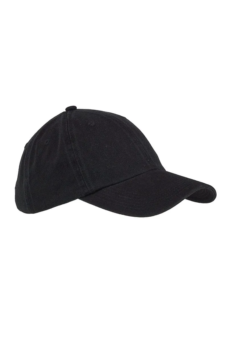 Big Accessories BX005: 6-Panel Washed Twill Low-Profile Cap