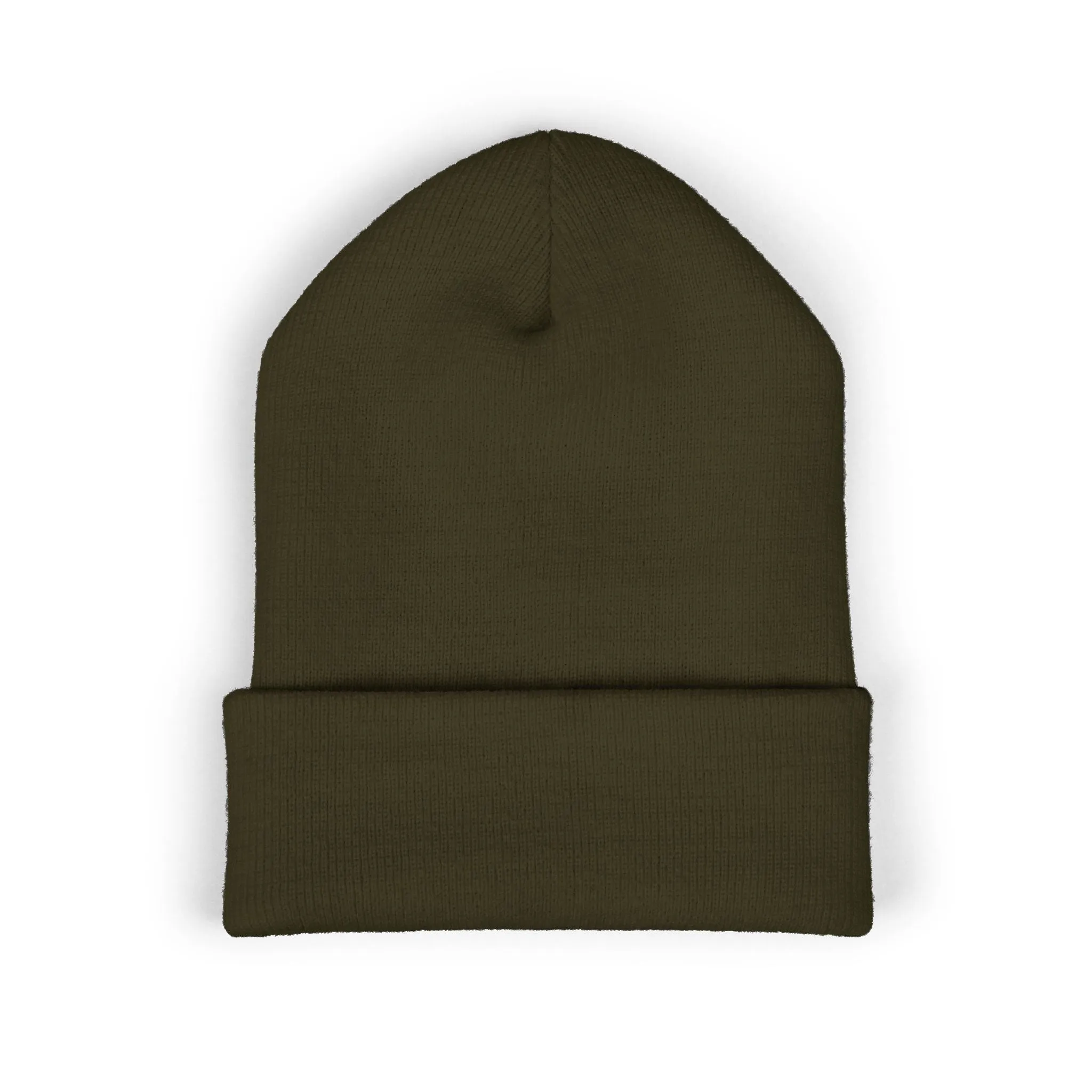 BILLY Classic Cuffed Beanie (White Goat - Embroidery) — AVAILABLE IN 12 COLORS