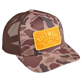 BILTWELL BARK SNAP BACK HAT [BROWN CAMO]
