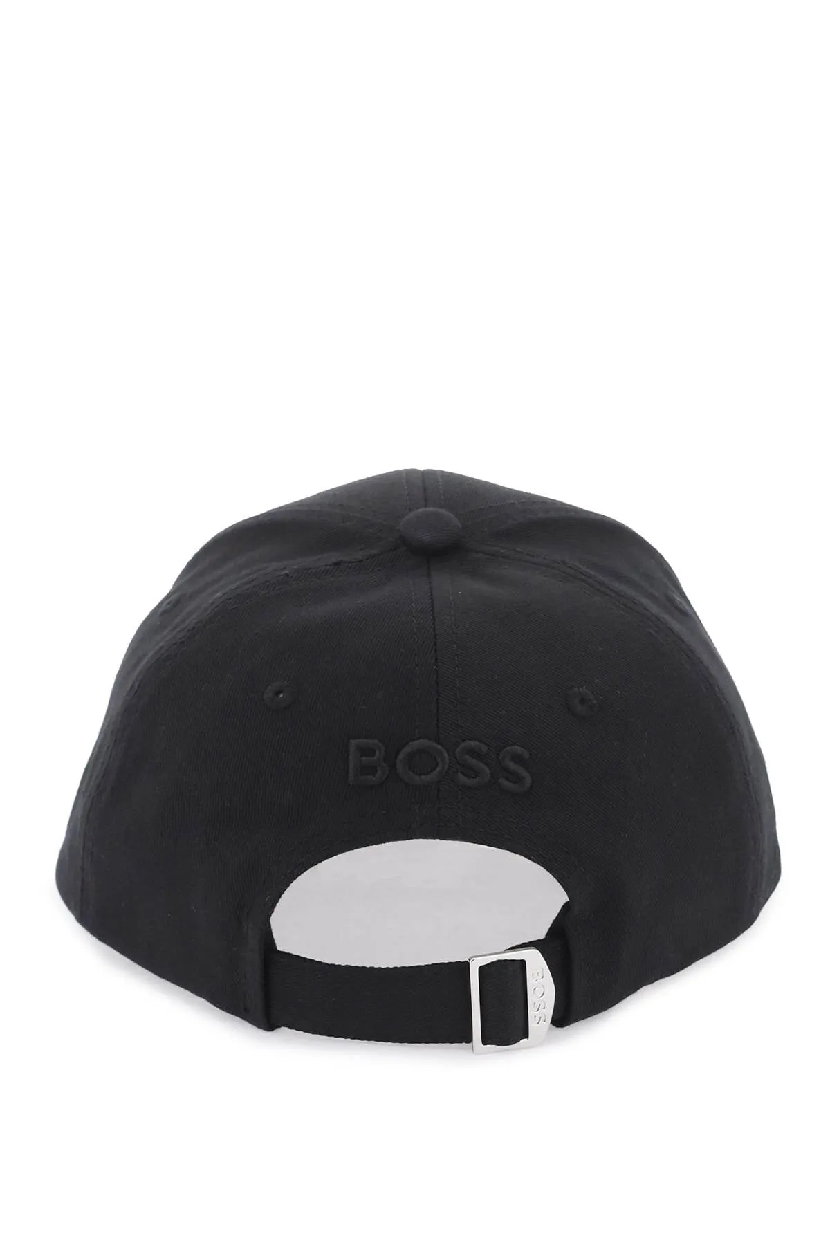 Boss baseball cap with tricolor embroidery 50495128 BLACK