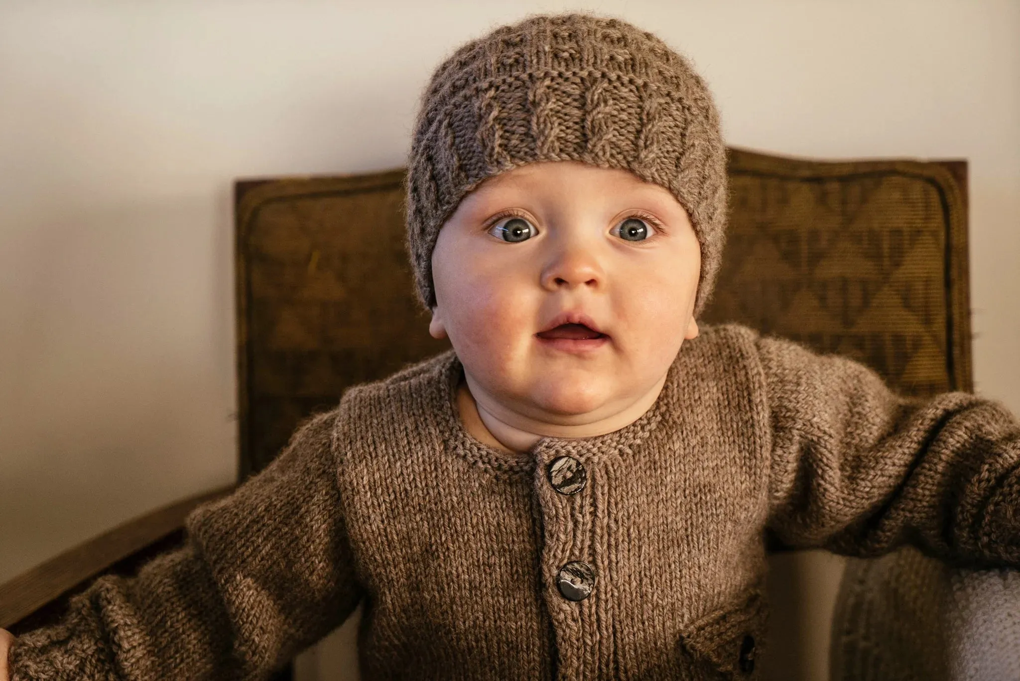 Boston Cardi and Beanie by Lisa F Design | Printed Pattern