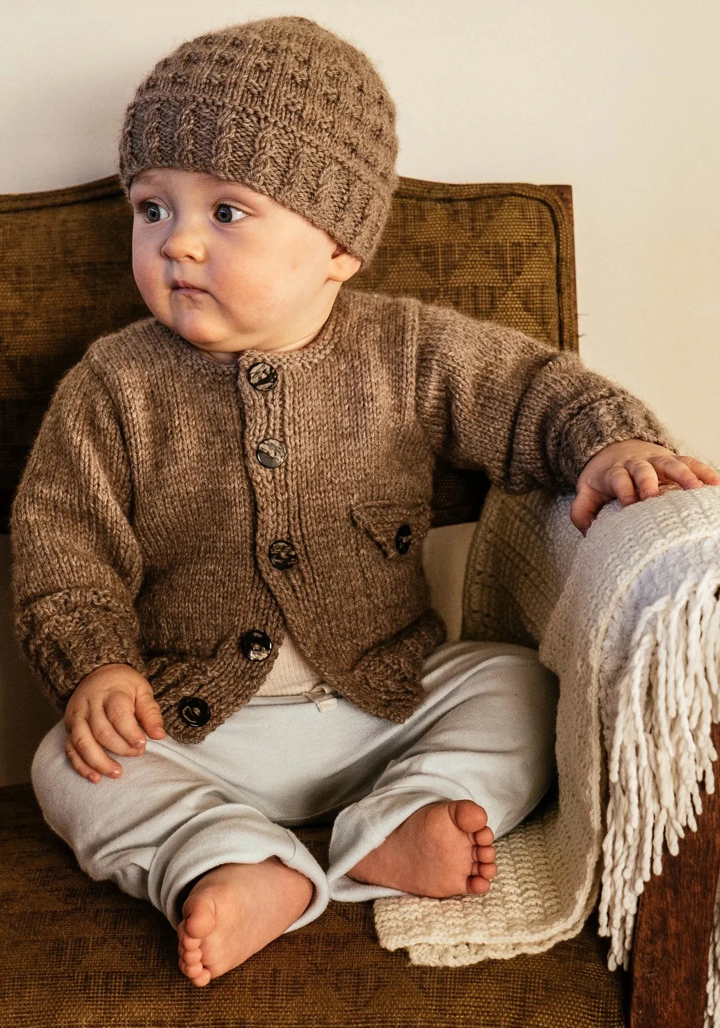 Boston Cardi and Beanie by Lisa F Design | Printed Pattern