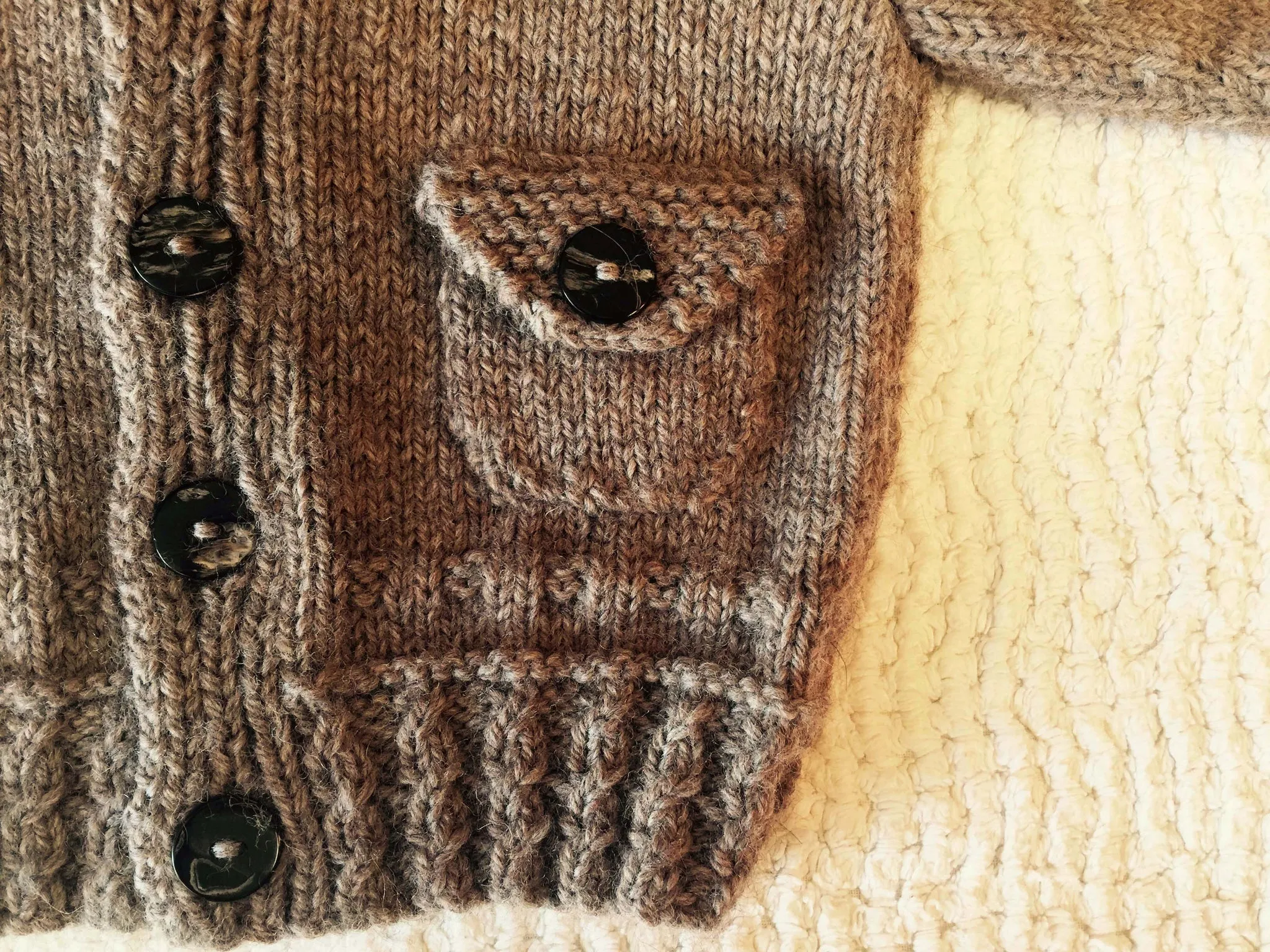 Boston Cardi and Beanie by Lisa F Design | Printed Pattern