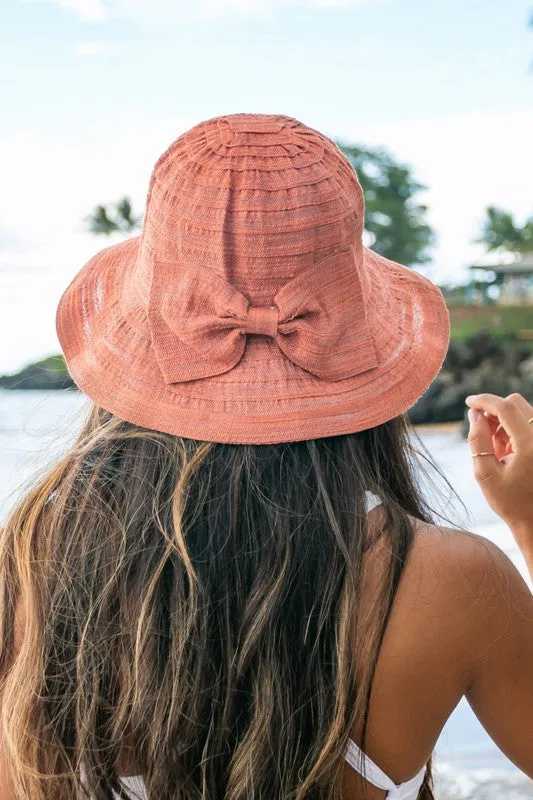 Bow Accent Bucket Sunhat *Online Only*