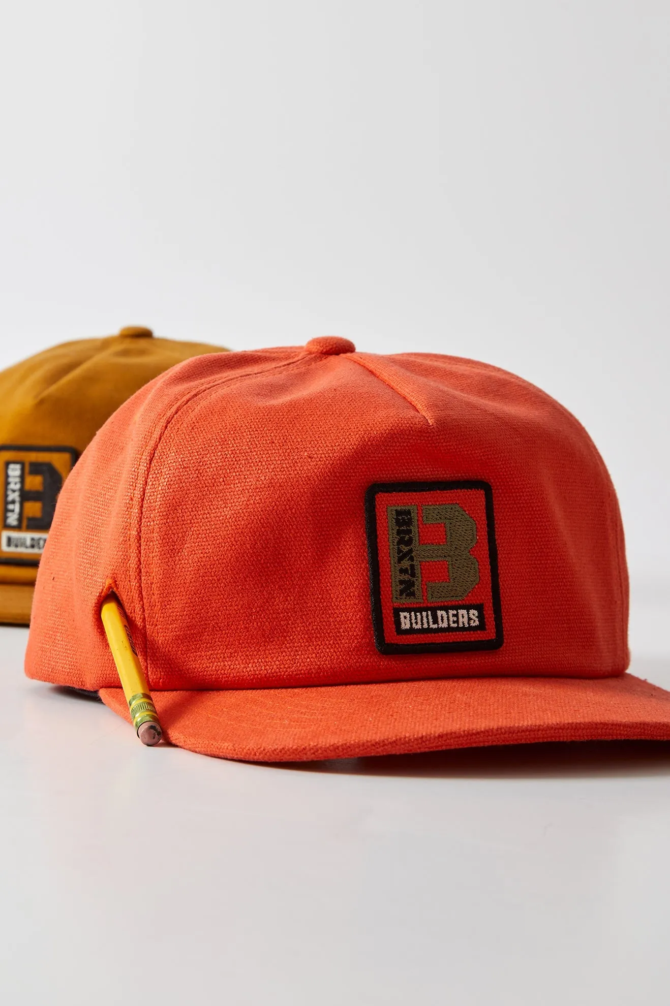Brixton Builders Mp Snapback - Orange