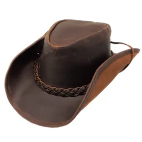 Brown Denali Leather Hat TDU5471