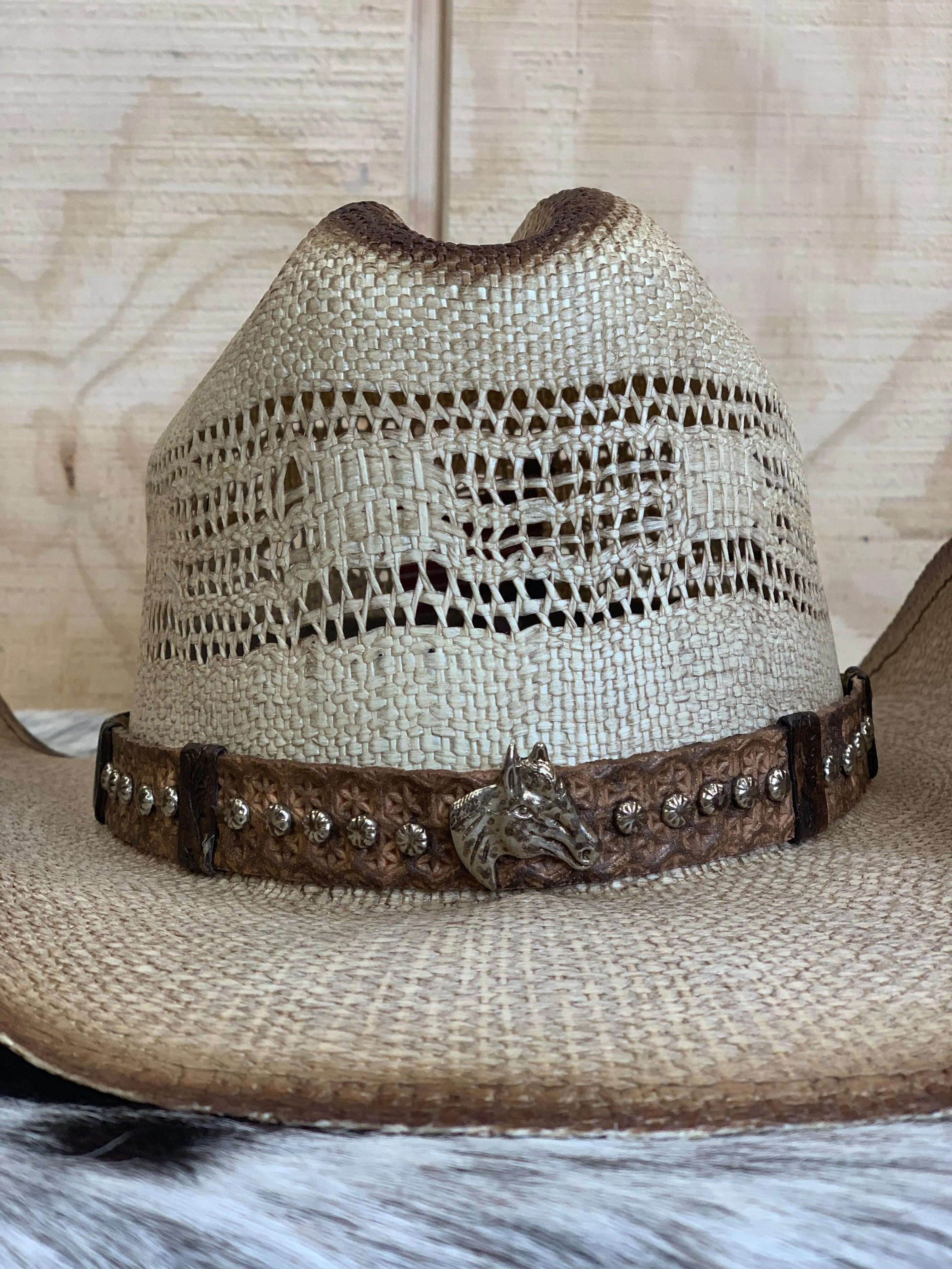 Bullhide Kid's Wheelhorse Natural Straw Cowboy Hat 2931
