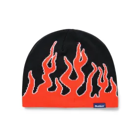 BUTTER GOODS FLAME BEANIE BLACK