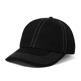 Butter Goods - Washed Ripstop 6 Panel Cap Black