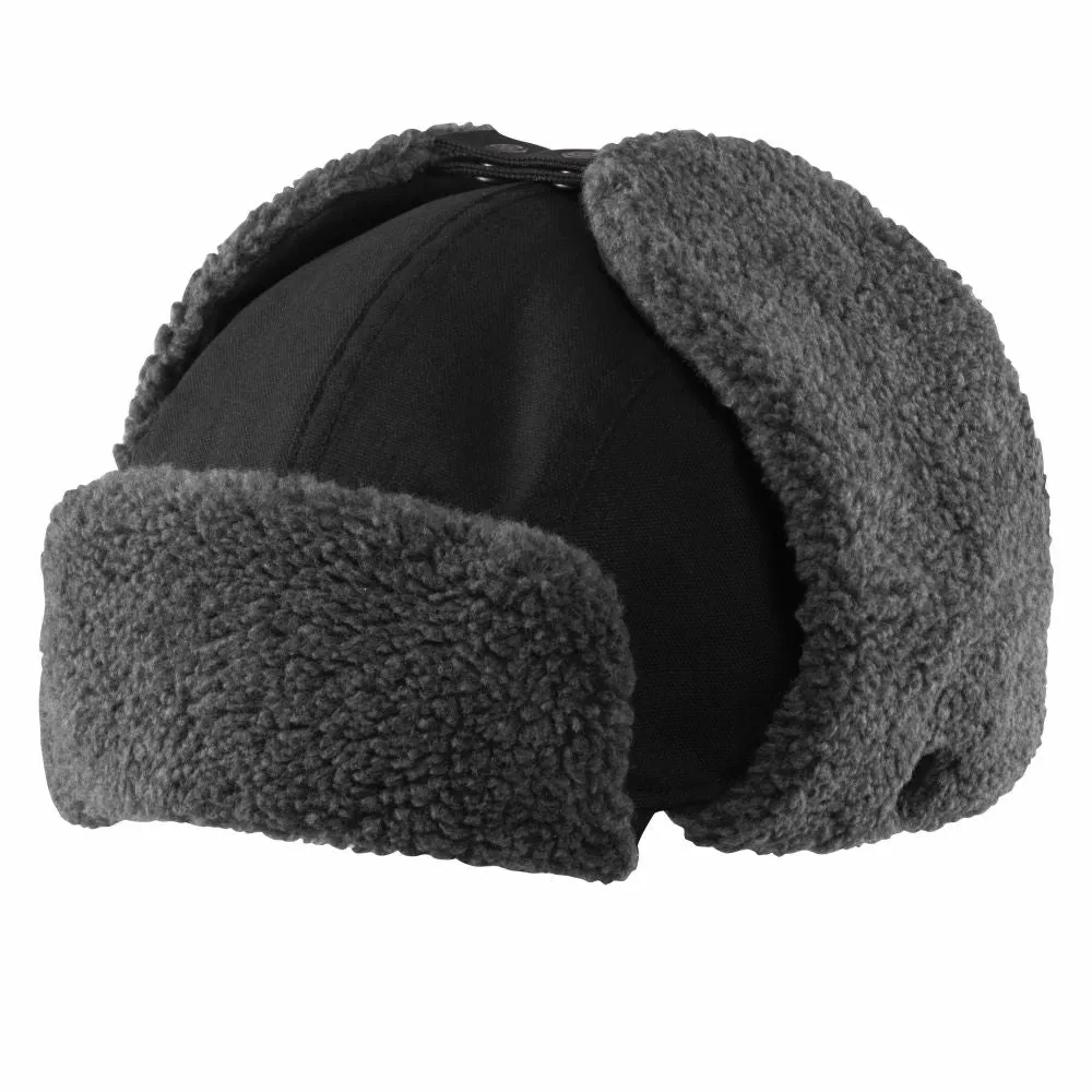 'Carhartt' Men's Rain Defender® Canvas Trapper Hat - Black