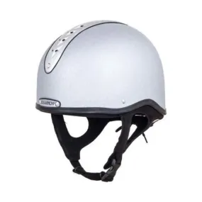 Champion Revolve MIPS Junior X-Air Jockey - Riding Hat Silver