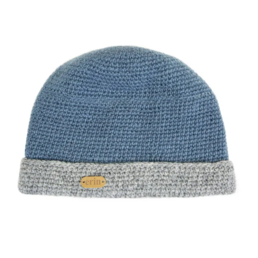 Charcoal Rib Pullon Hat | Blue