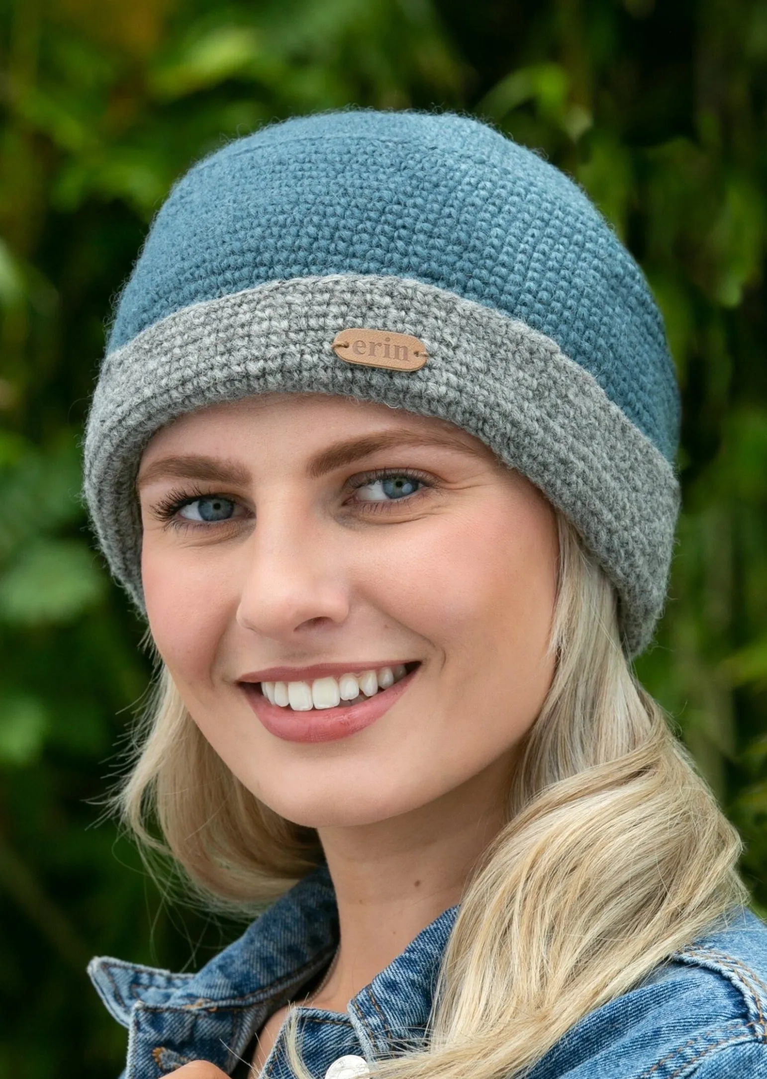 Charcoal Rib Pullon Hat | Blue