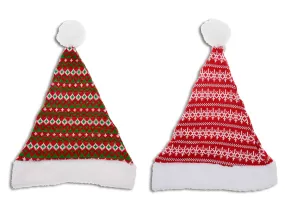 Christmas Knitted Ugly Sweater Santa Hat