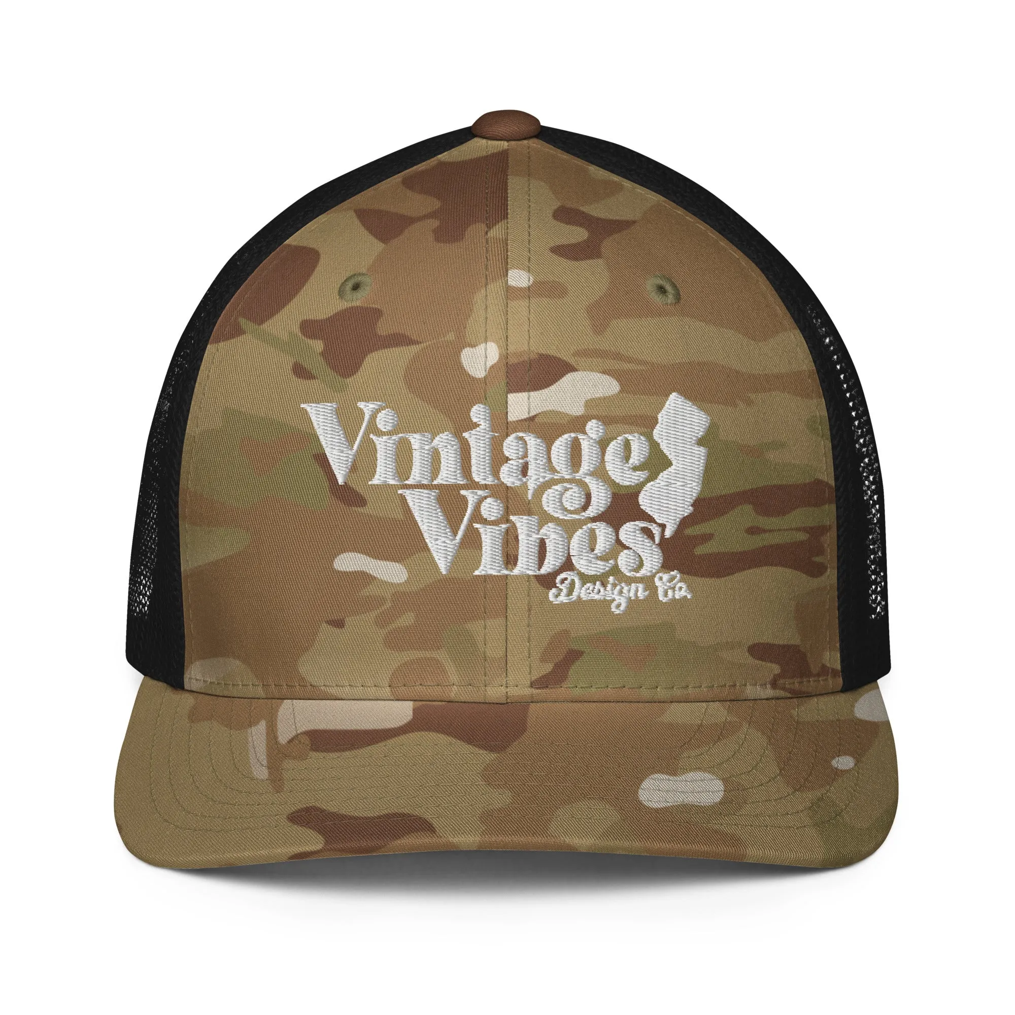 Closed-back trucker cap