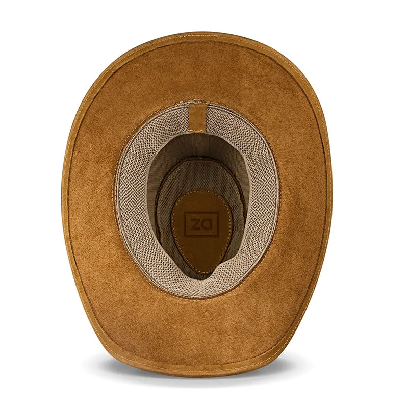 Cowboy Hat Tan Leather Western Trailblazer