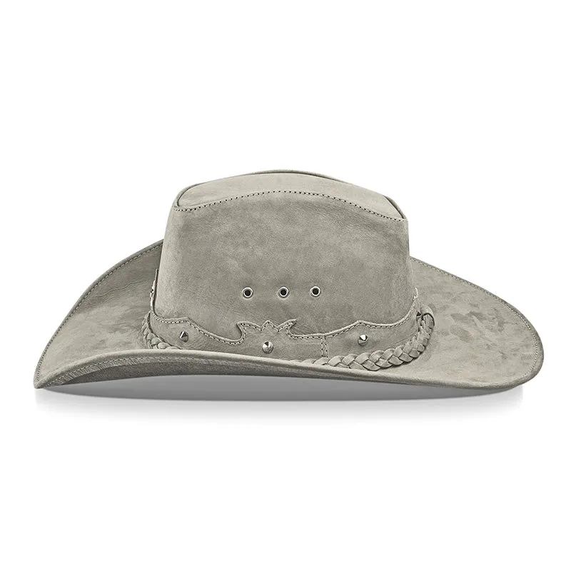 Cowboy Hat Western Gray Leather American Star
