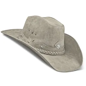Cowboy Hat Western Gray Leather American Star