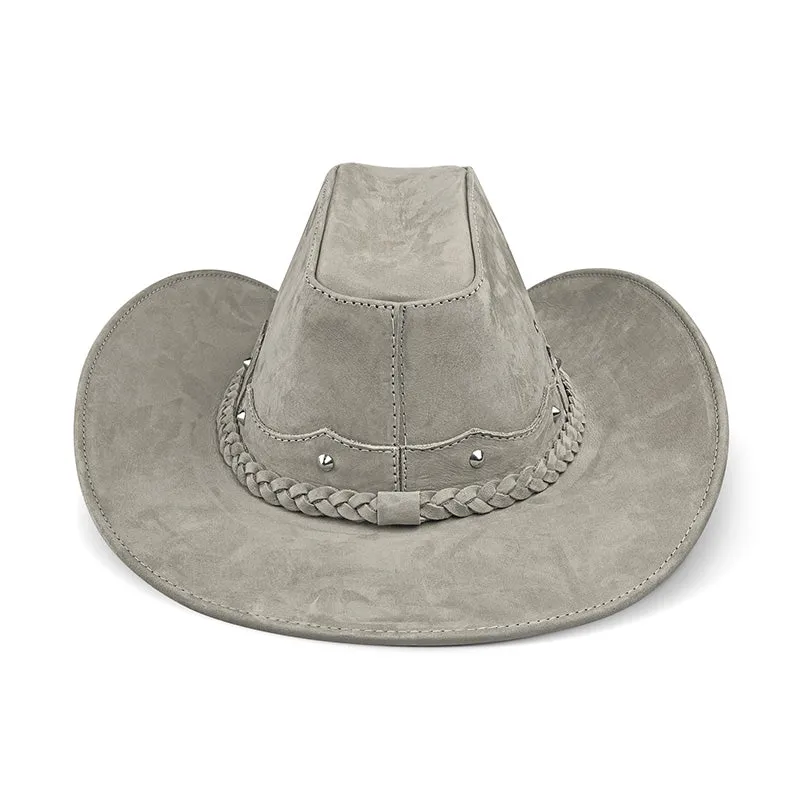 Cowboy Hat Western Gray Leather American Star
