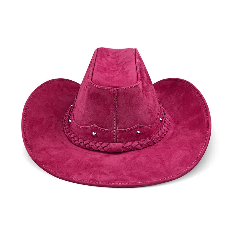 Cowboy Hat Western Pink Leather American Star
