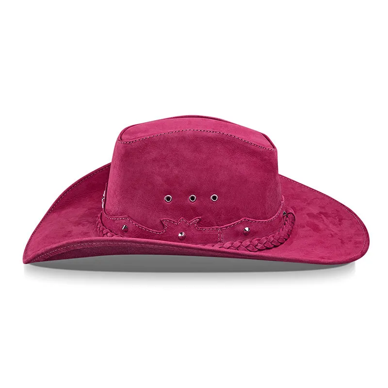 Cowboy Hat Western Pink Leather American Star