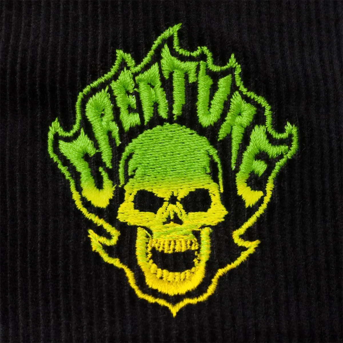 Creature - Bonehead Flame Mesh Trucker Black