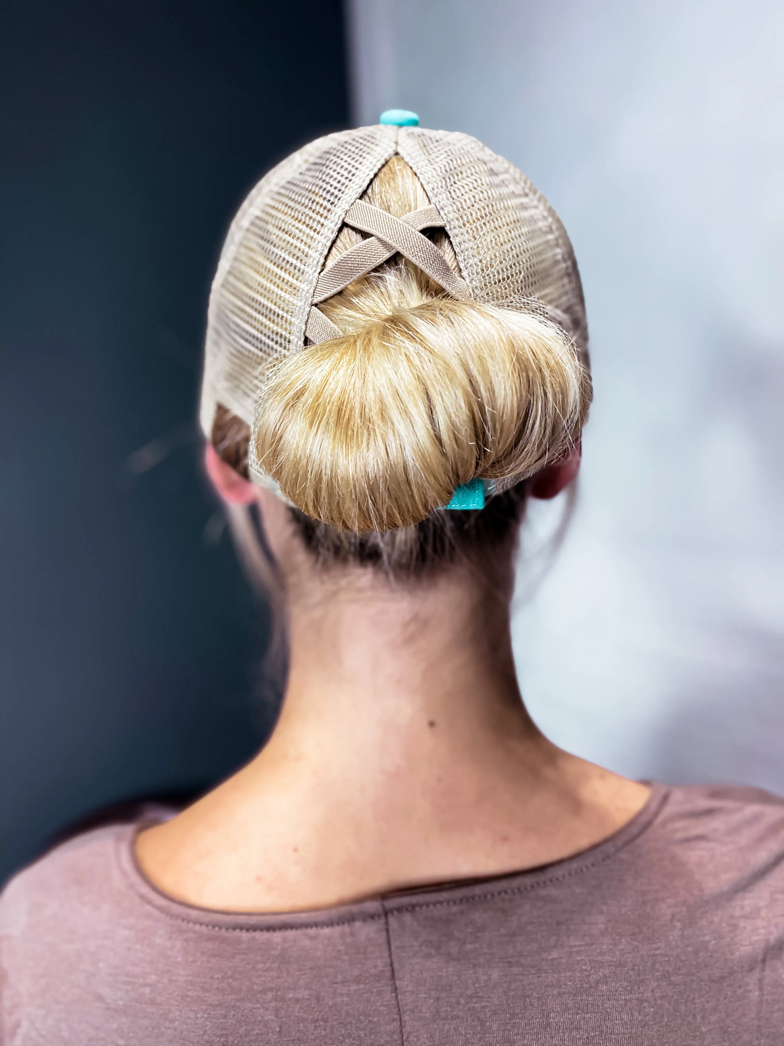 CRISS CROSS PONYTAIL HATS