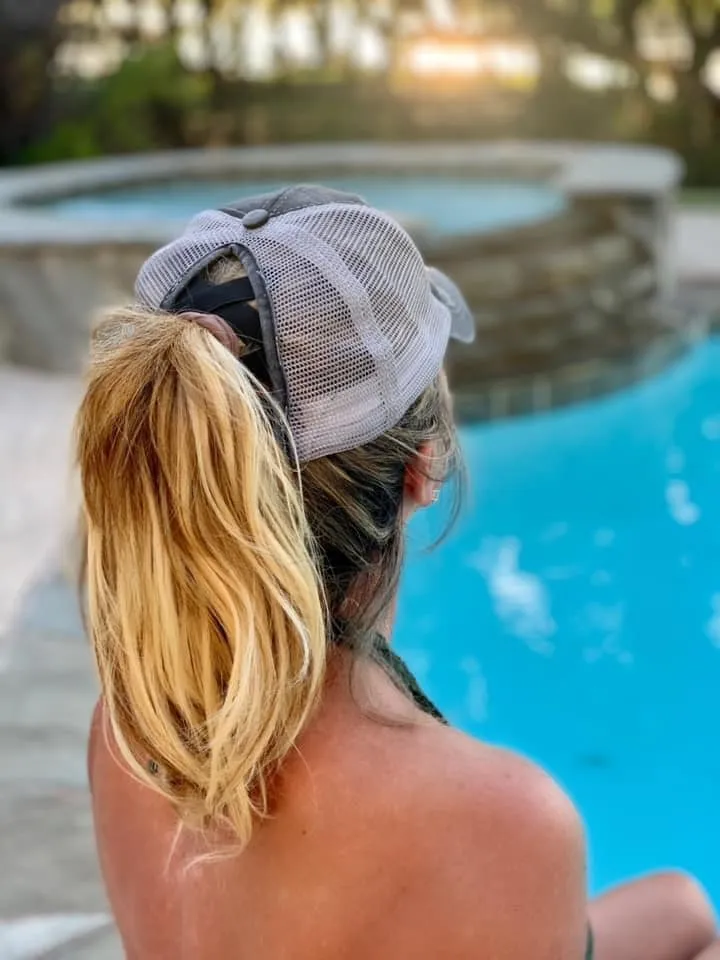 CRISS CROSS PONYTAIL HATS